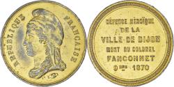 World Coins - France, Medal, Défense Héroïque de la Ville de Dijon, Mort du Colonel