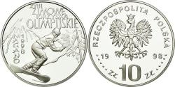 World Coins - Coin, Poland, 10 Zlotych, 1998, , Silver, KM:341