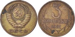 World Coins - Coin, Russia, 3 Kopeks, 1981