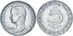 World Coins - Coin, Hungary, 5 Filler, 1970