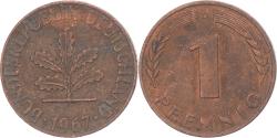 World Coins - Coin, Germany, Pfennig, 1967