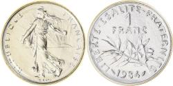 World Coins - Coin, France, Semeuse, Franc, 1984, Paris, FDC, , Nickel, KM:925.1
