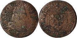 World Coins - Coin, France, CHÂTEAU-REGNAULT, François de Bourbon, Liard, 1613,