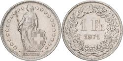 World Coins - Switzerland, Franc, 1971, Bern, Copper-nickel, , KM:24a.1