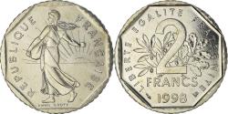World Coins - Coin, France, Semeuse, 2 Francs, 1998, , Nickel, KM:942.1, Gadoury:547