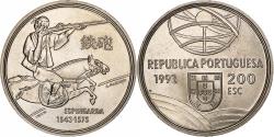 World Coins - Portugal, 200 Escudos, Espingarda, 1993, Lisbon, Copper-nickel, , KM:666