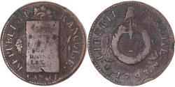 World Coins - Coin, France, Sol aux Balances, 1793, Strasbourg, , Copper, Gadoury:19