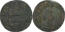 World Coins - Archbishopric of Cambrai, Louis de Berlaimont, Double Denier, 1570-1596