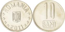 World Coins - Coin, Romania, 10 Bani, 2011, Bucharest, , Nickel plated steel, KM:191
