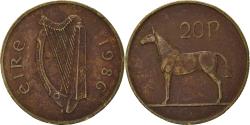 World Coins - Coin, IRELAND REPUBLIC, 20 Pence, 1986