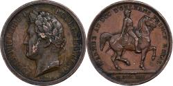 World Coins - France, Token, L'Armée au Duc d'Orléans Prince Royal, 1842, Copper,