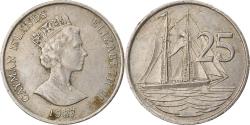 World Coins - Coin, Cayman Islands, 25 Cents, 1987, , Copper-nickel, KM:90