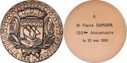 World Coins - France, Medal, Ville de Nantes, Geography, 1999, , Bronze