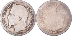 World Coins - Coin, France, Napoleon III, Franc, 1866, Paris, , Silver, KM:806.1