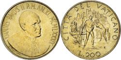 World Coins - Coin, VATICAN CITY, John Paul II, 200 Lire, 1989, FDC,
