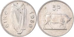 World Coins - Coin, IRELAND REPUBLIC, 5 Pence, 1980