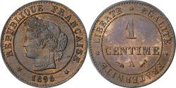 World Coins - France, Centime, Cérès, 1896, Paris, Bronze, , Gadoury:88