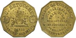 World Coins - France, Token, Detouche Horlogerie Bijouterie Joaillerie Orféfvrerie, Brass