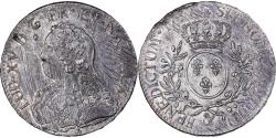 World Coins - France, Louis XV, Ecu aux branches d'olivier, 1737, Aix, Silver,