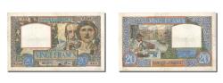 World Coins - Banknote, France, 20 Francs, 20 F 1939-1942 ''Science et Travail'', 1941