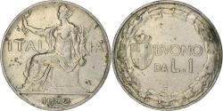 World Coins - Coin, Italy, Vittorio Emanuele III, Lira, 1922, Rome, , Nickel, KM:62