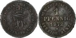 World Coins - Grand Duchy of Mecklenburg-Schwerin, Friedrich Franz II, Pfennig, 1872, Dresden