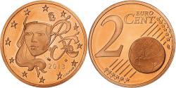 World Coins - France, 2 Euro Cent, 2013, Paris, Copper Plated Steel, , KM:1283