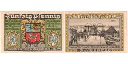 World Coins - Germany, Brunsbüttelkoog, 50 Pfennig, 1922-01-31, UNC(63)