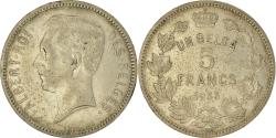 World Coins - Coin, Belgium, 5 Francs, 5 Frank, 1933, , Nickel, KM:97.1