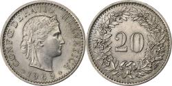 World Coins - Switzerland, 20 Rappen, 1969, Bern, Copper-nickel, , KM:29a