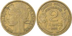 World Coins - Coin, France, Morlon, 2 Francs, 1935, , Aluminum-Bronze, KM:886