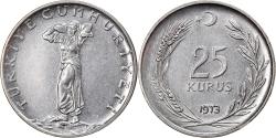 World Coins - Coin, Turkey, 25 Kurus, 1973, , Stainless Steel, KM:892.3