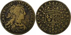 World Coins - France, Token, Louis XIII, Pour la Chambre des Comptes, Brass,
