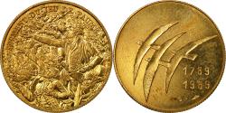 World Coins - France, Medal, Révolution Française, Serment du Jeu de Paume, 1989,