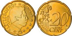 World Coins - Luxembourg, 20 Euro Cent, 2005, Utrecht, , Brass, KM:79
