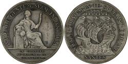 World Coins - France, Token, Chambre au Tribunal de Commerce, Nantes, Silver, Flan mat