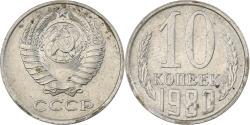 World Coins - Russia, 10 Kopeks, 1980, Saint Petersburg, Copper-Nickel-Zinc, , KM:130