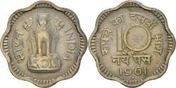 World Coins - Coin, INDIA-REPUBLIC, 10 Naye Paise, 1961