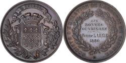 World Coins - France, Medal, Société d'Emulation de Lisieux, 1880, , Copper