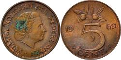 World Coins - Coin, Netherlands, Juliana, 5 Cents, 1969, , Bronze, KM:181