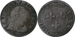 World Coins - Principality of Orange, Fred-Henri de Nassau, Double Tournois, 1641, Orange