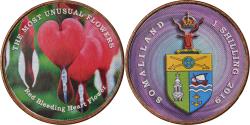 World Coins - Coin, Somaliland, Shilling, 2019, Fleurs - Coeur de Marie, , Stainless