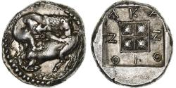 Ancient Coins - Macedonia, Tetradrachm, c. 430-390 BC, Akanthos, Silver, , HGC:3.1-391