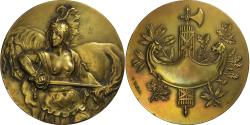 World Coins - France, Medal, Grande Guerre, 1917, Bronze, Willette/Devambez,