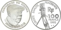 World Coins - Coin, France, Jean Renoir, 100 Francs, 1995, Paris, Proof, , Silver