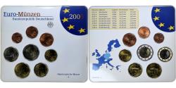 World Coins - GERMANY - FEDERAL REPUBLIC, Set 1 ct. - 2 Euro, FDC, Coin card, 2005, Hamburg