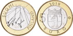 World Coins - Finland, 5 Euro, 2010, Vantaa, , Bi-Metallic, KM:156