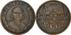 World Coins - France, Medal, Exposition Coloniale Internationale, Paris 1931, Océanie, Arts &