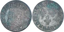 World Coins - Coin, France, Louis XIII, Double Tournois, 1635, Saint-Palais,