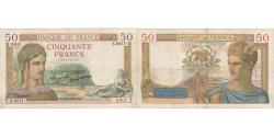 World Coins - France, 50 Francs, Cérès, 1937, X.6517, EF(40-45), Fayette:17.40, KM:81